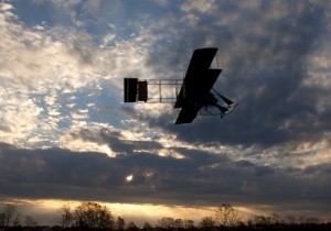 Wright "B" Flyer look-a-like in flight